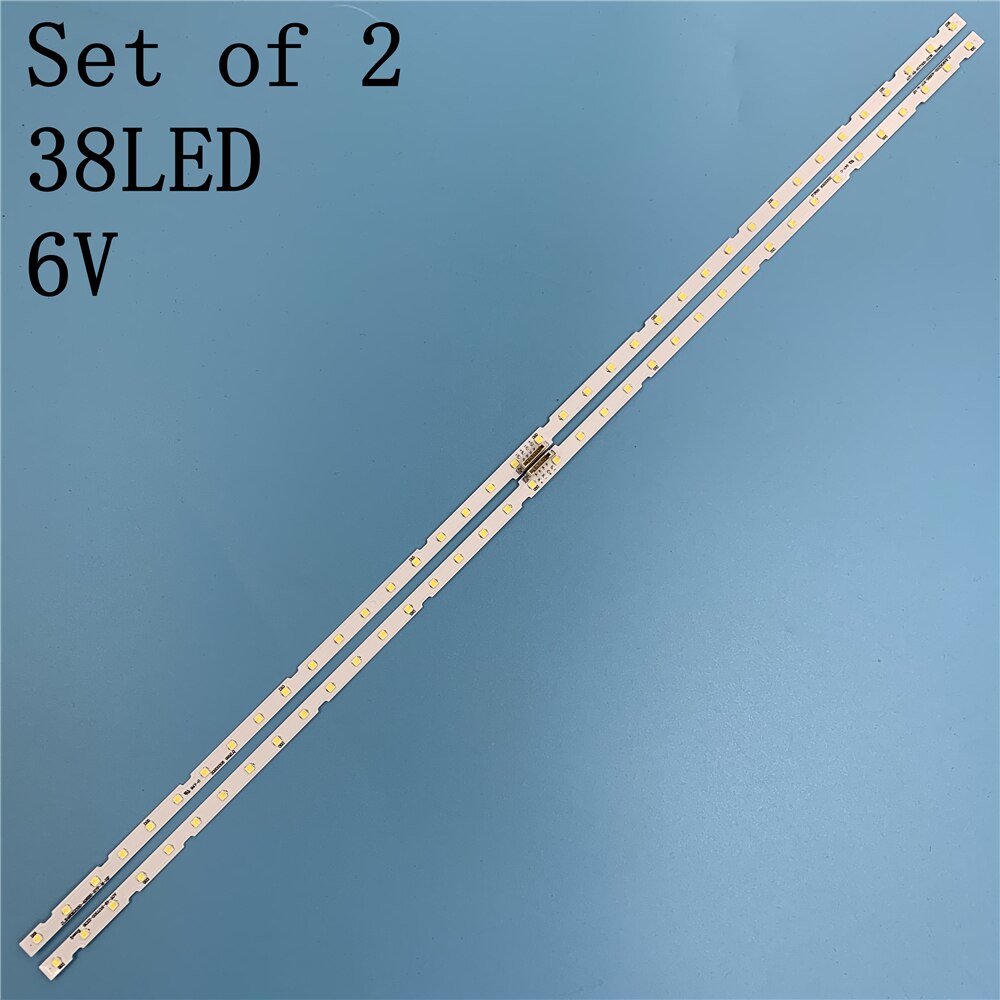 LED Backlight strip 38LED for Samsung 49"TV UE49NU7140U UE49NU7100U AOT_49_NU7300_NU7100_2X38_