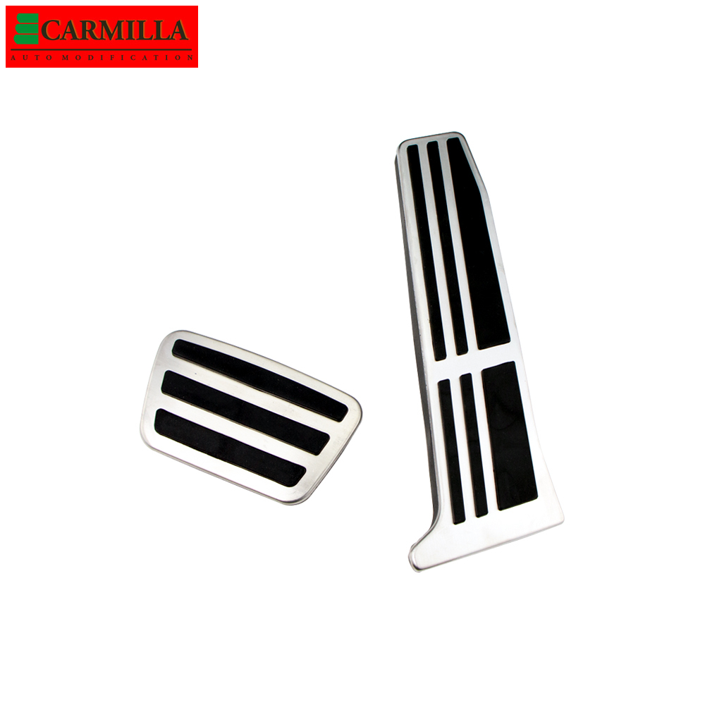 Carmilla Stainless Steel Car Pedals Protector for Lexus ES ES200 ES260 ES300H ES350 F SPORT Accessories