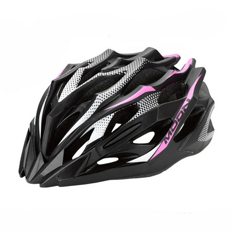 Casco de bicicleta MOON Integrally-mold al aire libre casco de seguridad deportivo carretera adulto bicicleta casco ciclismo a49: Rosa / M