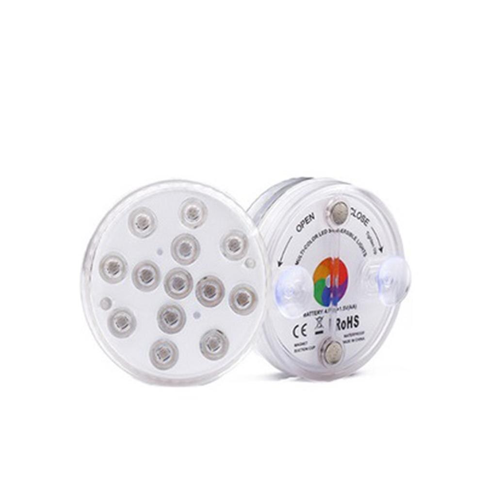 13 Leds Submersible Light Swimming Pool Fountain Spa Bathroom IP68 Waterproof RGB Lighting Underwater Lamp with Remote Control