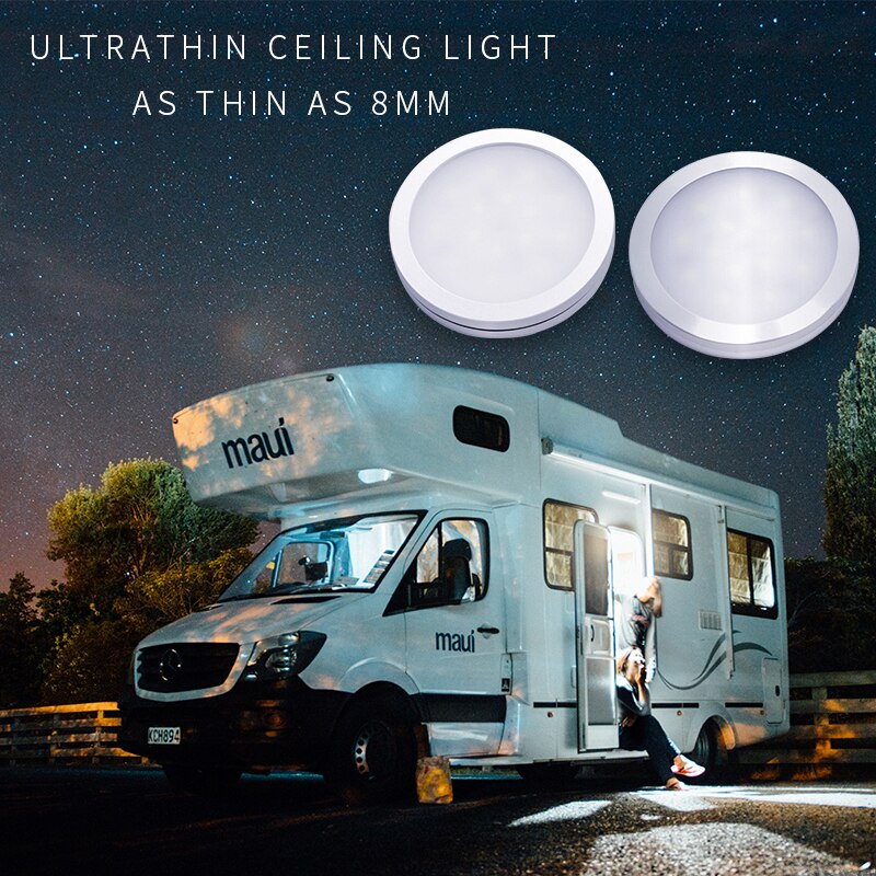 etrnLED 4pcs LED Spotlight 12V Cars Interior Lighting Boat Camping Trailer Motorhome RV Carava Camper Van Roof Ceiling Lights 3W