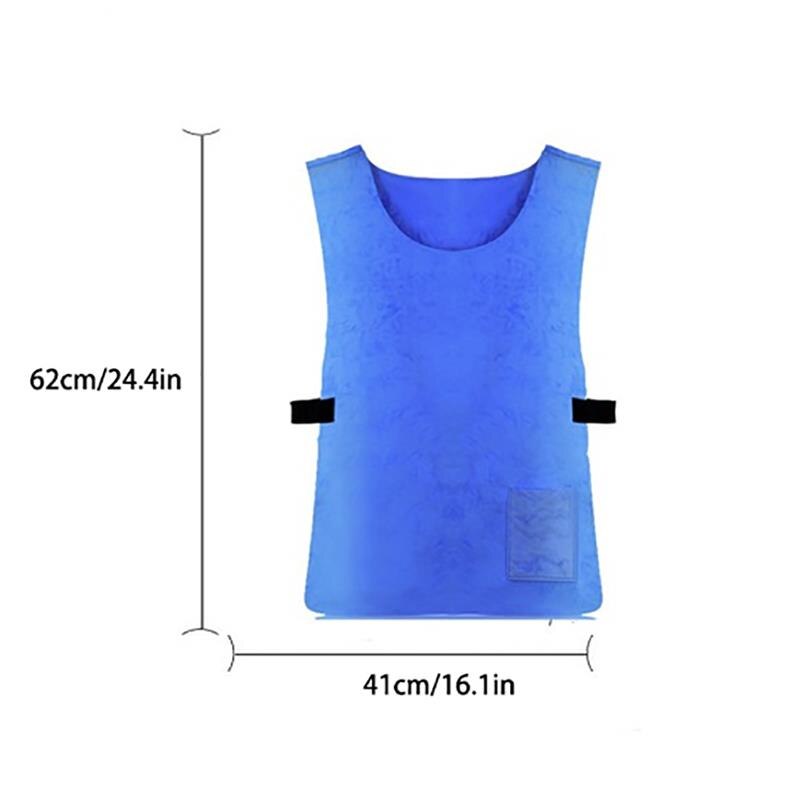 Cooling Camping Hiking Vest Fishing Cycling Vest Air Outdoors Equipment Quick Cooling Breathable Vest Summer Cooling Supply