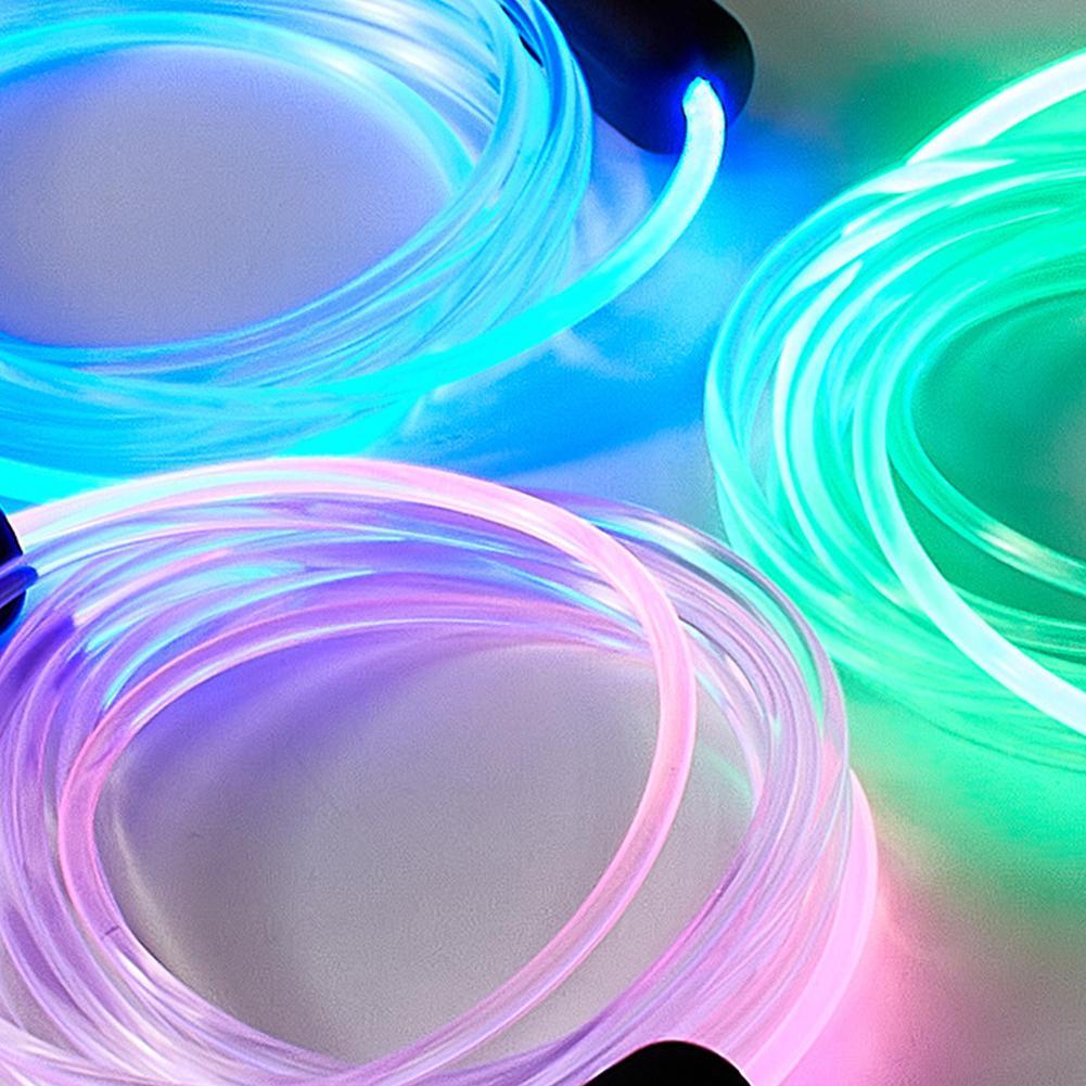 überspringen Einstellbare Nacht Leuchtende Seil Leucht springen überspringen Fitness Hause LED schlank ÜSpund ÜSpund Seile Seil Licht Körper