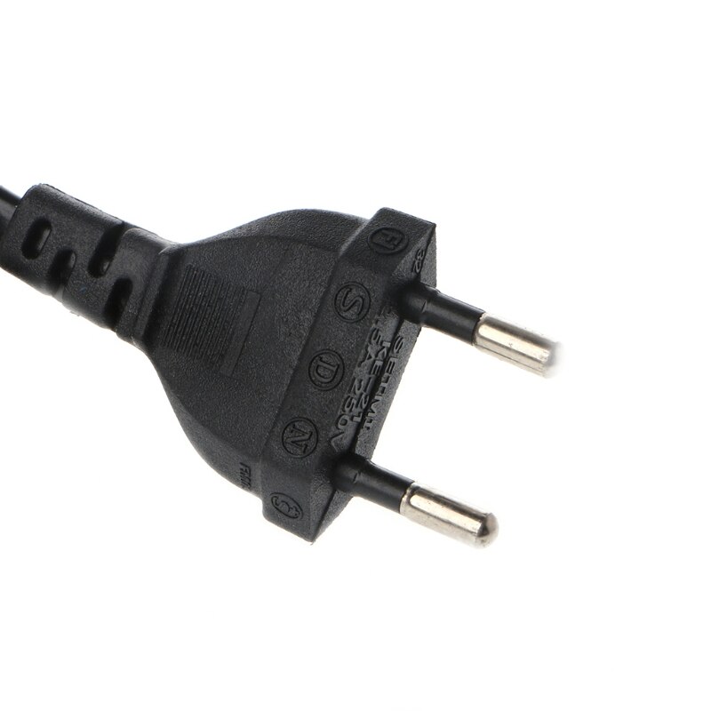 1.5m kuva 8 virtakaapeli euro eu eurooppalainen 2 pin ac pistoke