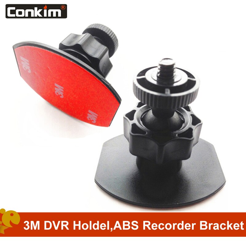 Conkim 3M Paste Stick Car Camera Mount Holder 1/4" Screw for 007 H198 K6000 Car DVR Digital Camera Mini 3m Sticky Car Bracket