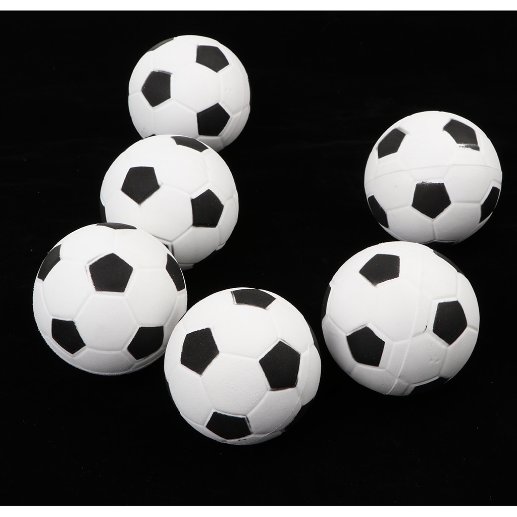 6 st 6.3cm mjukt skum fotboll barn barn strand trädgård pool sommar rolig leksak