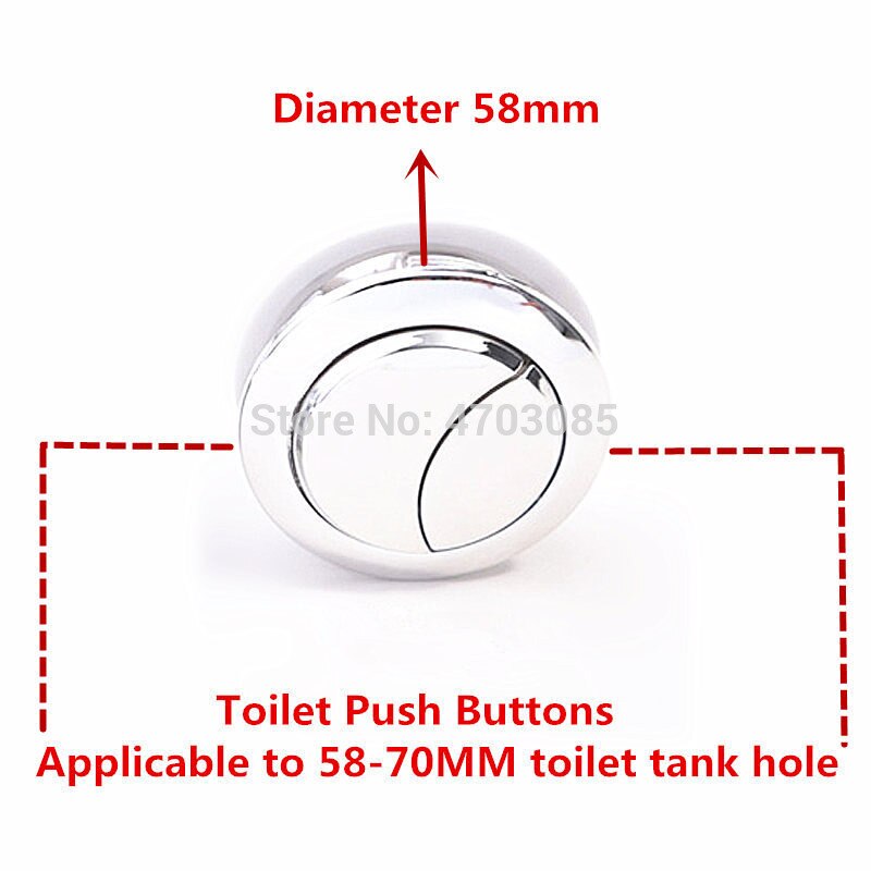 Inside diameter 58mm Toilet Push Button,Suitable for water tank cover