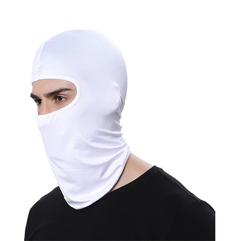Cagoule de protection faciale en Lycra, chapeau, casquette de vélo, moto, cyclisme, couverture complète, été, respirant, Ultra soleil, protection UV: Color 2