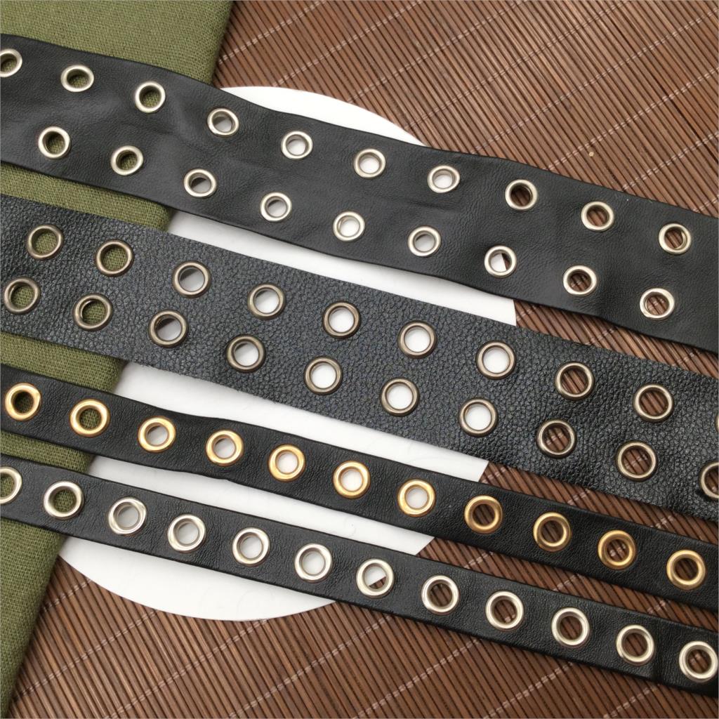 Bredde 15/35mm pu stoff med plaggøyer gjennomføringe teip bånding listverk teip diy til sko klut