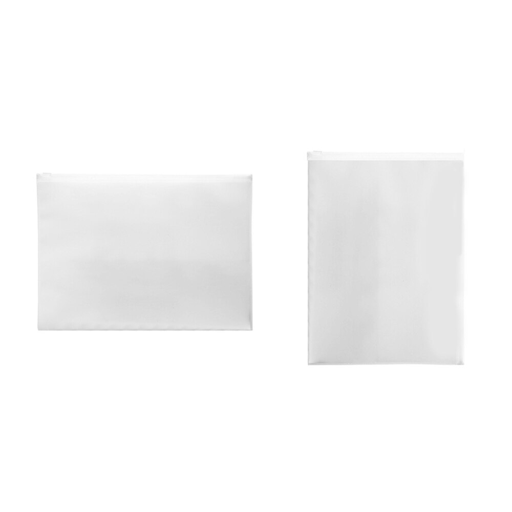 A4 Document Slider Bags File Bag Envelope Folders For Office Clear Waterproof Vertical Horizontal(Optional)