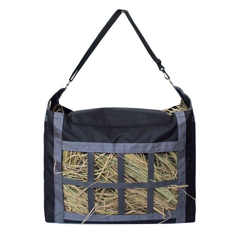 Nylon Hay Tote Bag With Adjustable Strap Large Capacity Hay Pouch Bag Heavy Duty And Durable Easy To Fill And Carry: Default Title