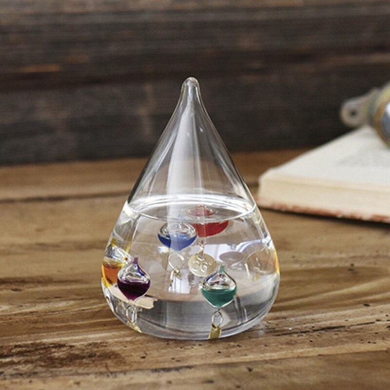Termómetro de Galileo para niños, botella de predicción del tiempo, decoración creativa para Ciencia y juguetes educativos