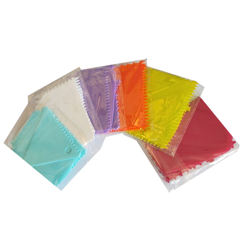 Raspador de plástico para cerámica, herramienta para tallar y esculpir arcilla, con forma de diente, textura de arcilla artesanal, 6 piezas
