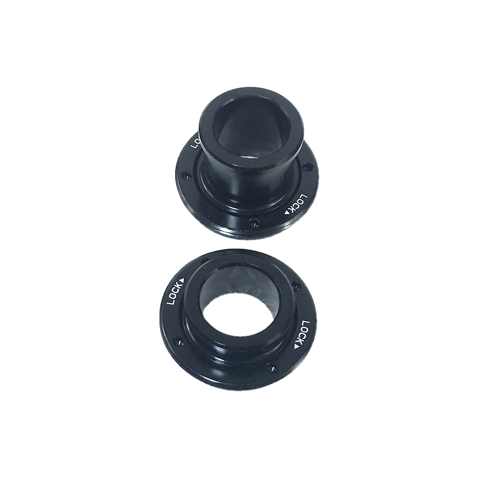 Novatec – Kit adaptateur moyeu de disque de vélo, verrouillage central, Kit de Conversion, capuchons latéraux D791SB-CL mm, QR 9mm 12m 15mm, 100