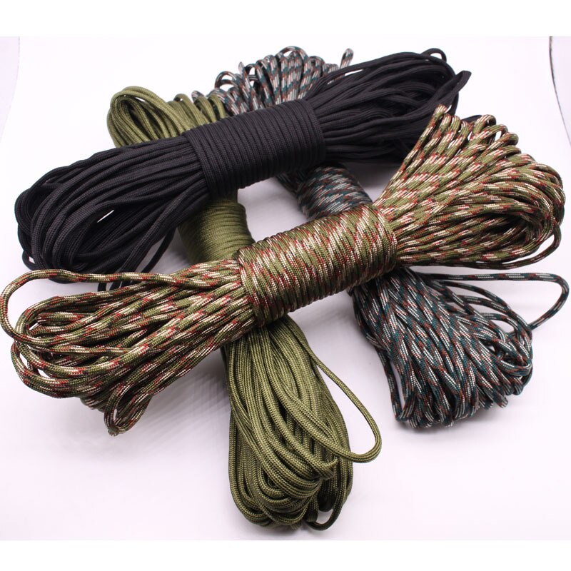 30M Paracord Outdoor Camping, Smycz survivalowa, Lina spadochronowa, Akcesoria do namiotów spacerowych