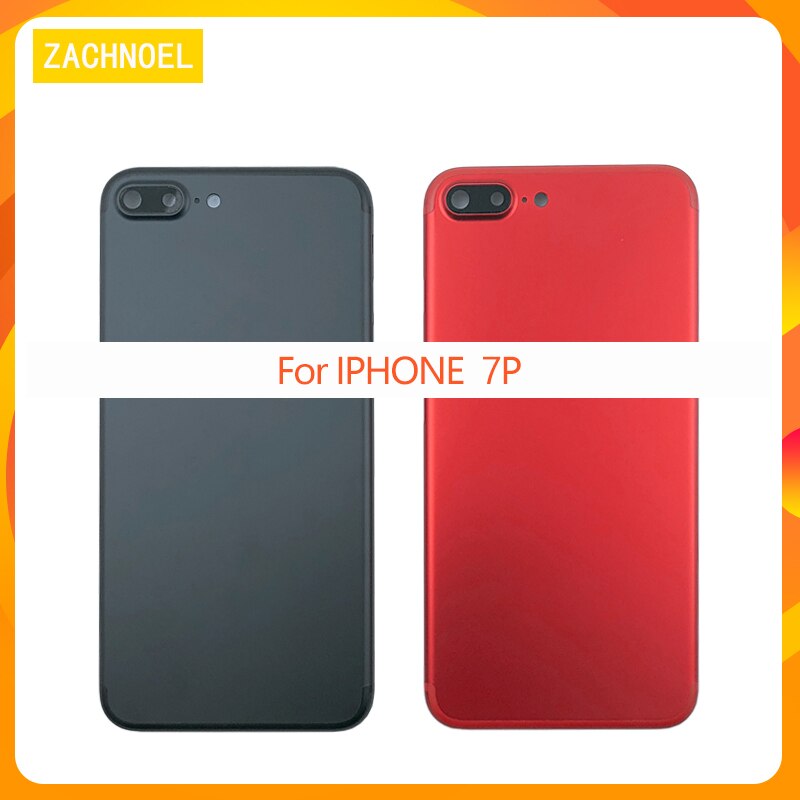 Back Housing for iphone 7G 7Plus 7Plus Back Battery Cover Middle Chassis Frame + Glass Cover