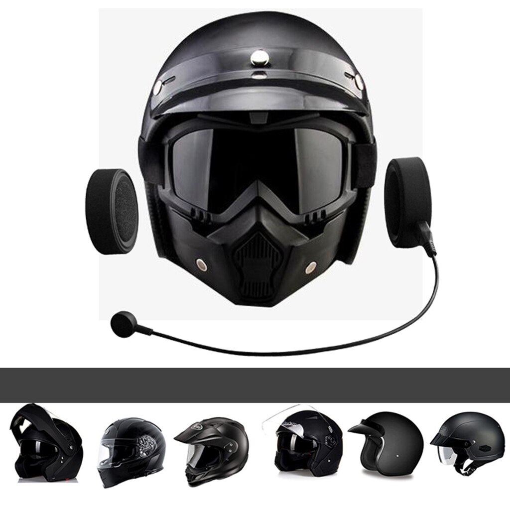 Motorcykel bluetooth headset, motorcykel intercom, hjelm bluetooth headset intercom / automatisk besvarelse / hd stereo
