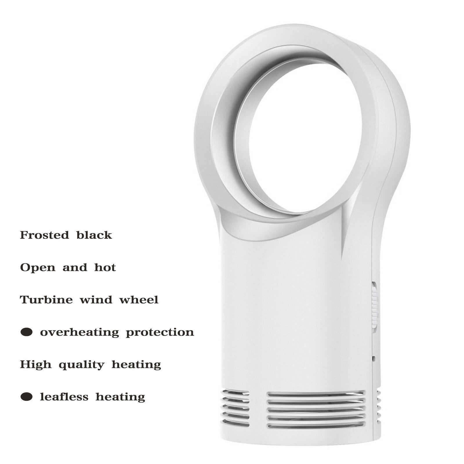 Mini home heater portable electric air heater 2S winter fast heating heater desktop home leafless fan