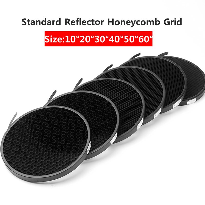 Standaard Reflector Aluminium Honingraat 6.7 &#39;&#39;17Cm 2/3/4/5/6/7mm Voor Bowens Standaard Reflector Grid Fotografie Studio