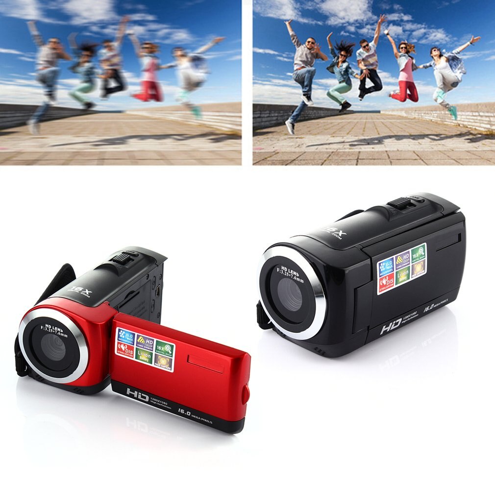 Hd 1080P Digitale Camera Hdv Video Camera Camcorder 16MP 16x Zoom Coms Sensor 270 Graden 2.7 Inch Tft Lcd screen