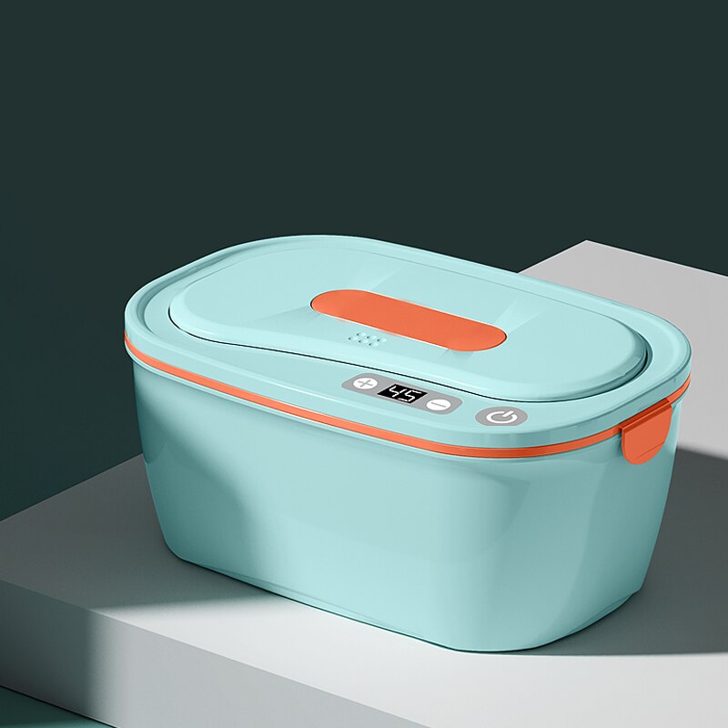 DMWD Haushalt Feuchttücher Heizungen Elektrische Baby Nass Gewebe Wärmer Tragbare Heizung Kasten Nassen Handtuch Spender Thermostat 45-55 ℃ 220V: Aktualisierung Blau