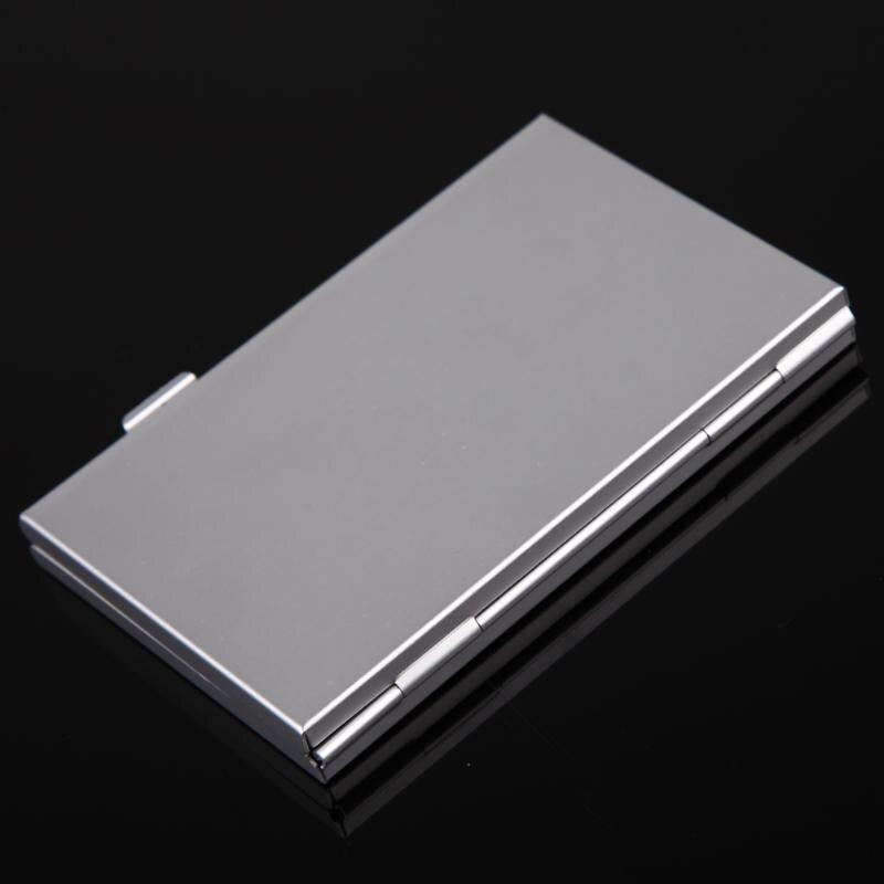 Portable 12 in 1 Memory Card Case Metal Aluminum Storage Box Protecter Case Holder for SD/SDHC/SDXC/Micro SD/TF/MMC Memory Card