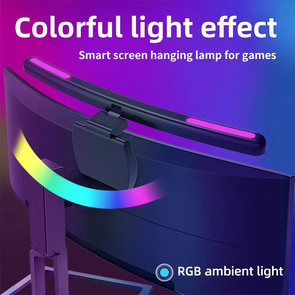 Oogzorg Schermlicht Bureaulamp Computerlicht Scherm Hanglamp tafellamp LED-monitorlicht voor studeerlaptop USB-licht