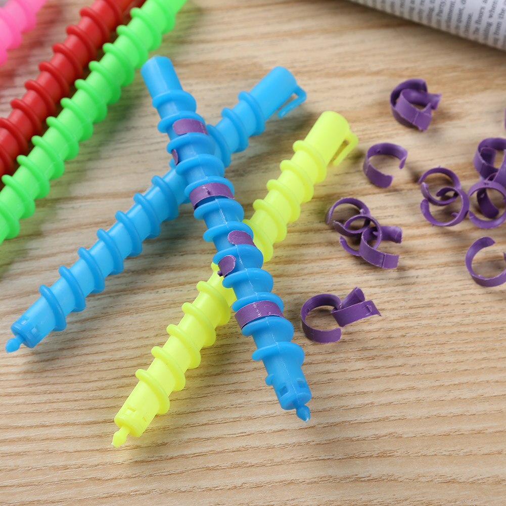 Factory Hairdressing Tools Hairdressing Screw Rod Perm Size Solid Screw Rod Cold Perm Shaped Portable Curling Rod