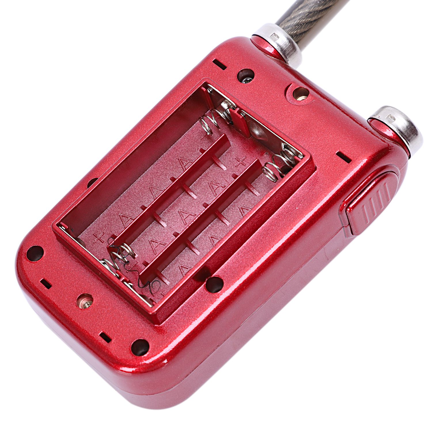 FSTE Electric Digital Bike Alarm Lock With Wire Rope Waterproof Home Anti Theft Lock With 110Db Alarm For Door & Bicycle