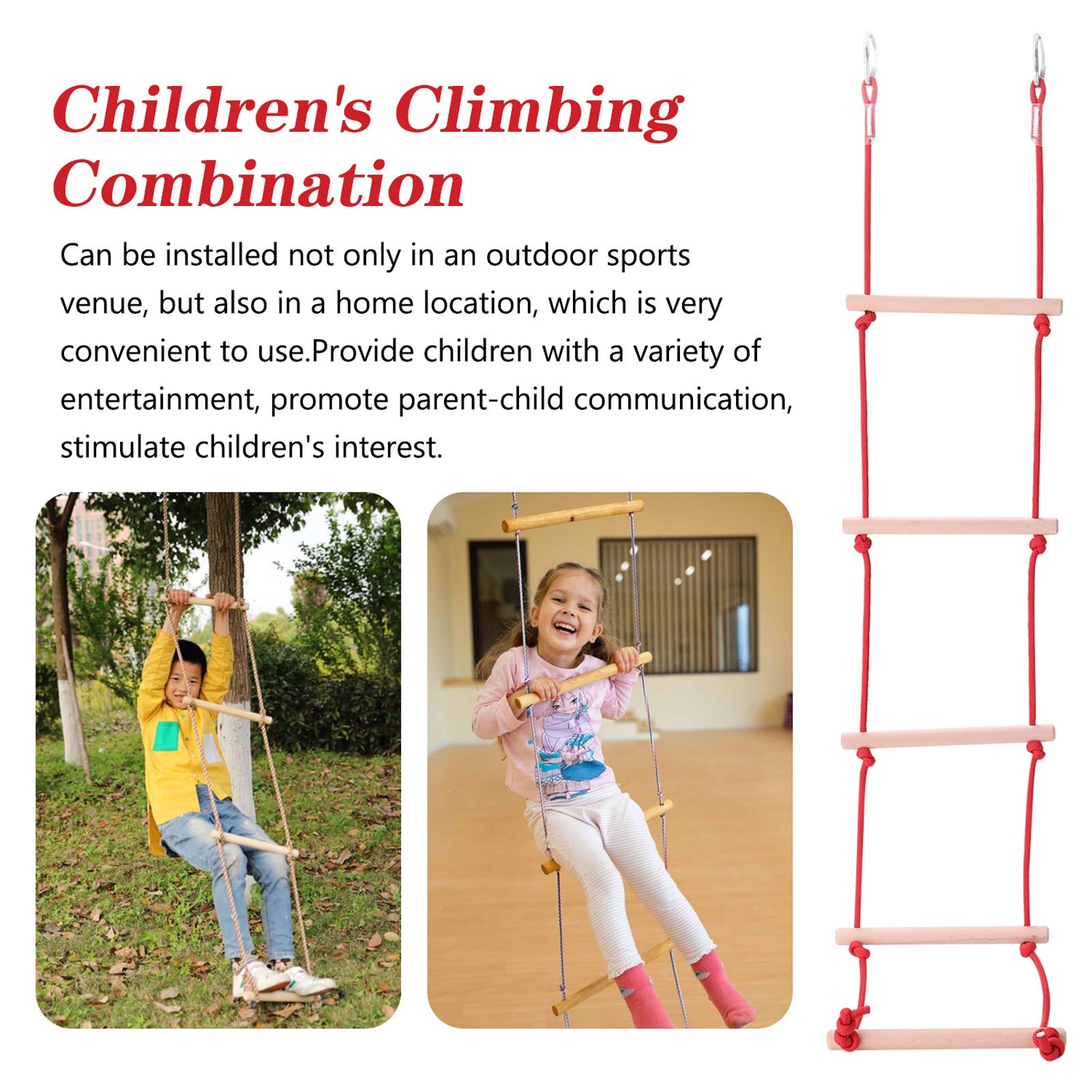 Outdoor Sport Balans Training Apparatuur Klimmen Touw Kinderen Klimmen Combinatie Sport Touw Ladder Speeltoestellen