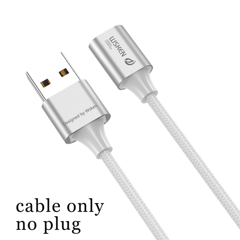WSKEN X2 kabel magnetyczny mikro rodzaj usb C 3A szybkie ładowanie dla iPhone XS XR kabel robić ładowarki rodzaj-c USB-C robić Samsung S9 S8 adapter