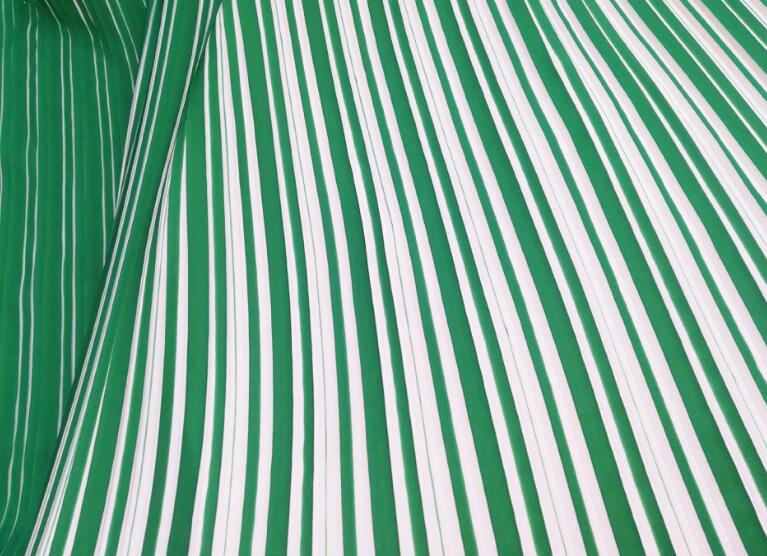 pleated Dress Fabric pleated 2 tone chiffon fabric crushed poly fabric pleated material summer for cloth: C