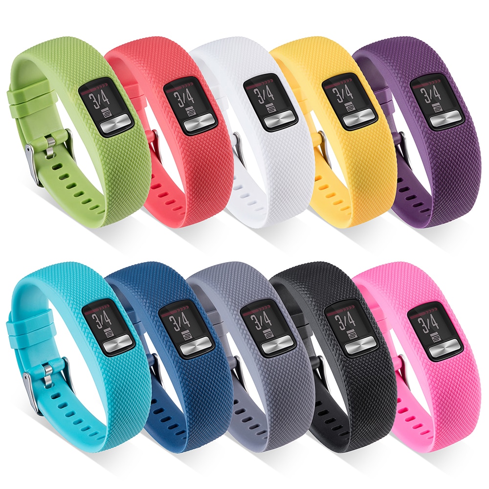 Bracelet souple pour Bracelet GARMIN VIVOFIT 4 Vivofit4 Bracelet montre intelligente activité Fitness Tracker remplacement ceinture de poignet