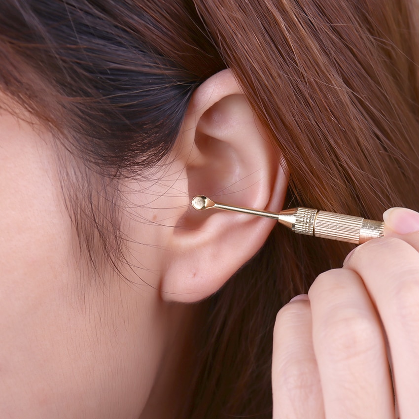 1 sæt multifunktions ørerens ørepluk let ørevoks fjernelse mini rengøringsmiddel forhindrer rene værktøjer let at bære øreplejeværktøj