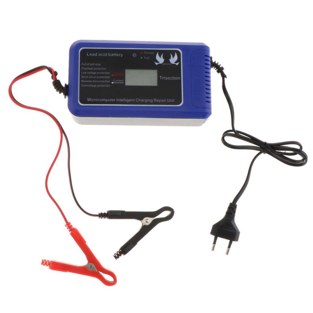 Chargeur de batterie intelligent pour moto, 12V, 10a