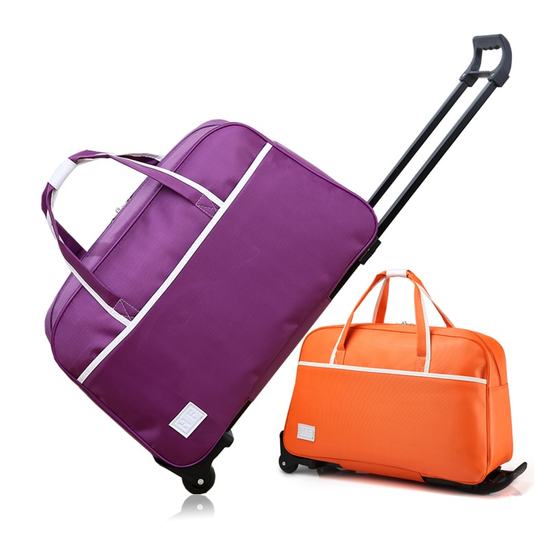 Rolling Bagage Tas Op Wielen Trolley Bagage tas gaan Winkelen Reizen Koffers voor Meisjes Vrouwen Handtas Bagage Boarding doos