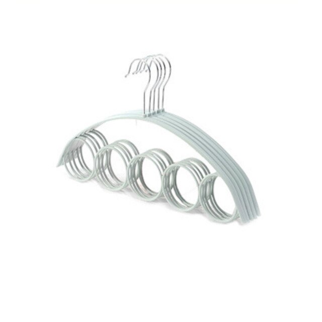 5 håls ringlåshållare förvaringsställ för garderob garderob krok halsduk wraps hängare ringband bälten halsdukar arrangör 1pc