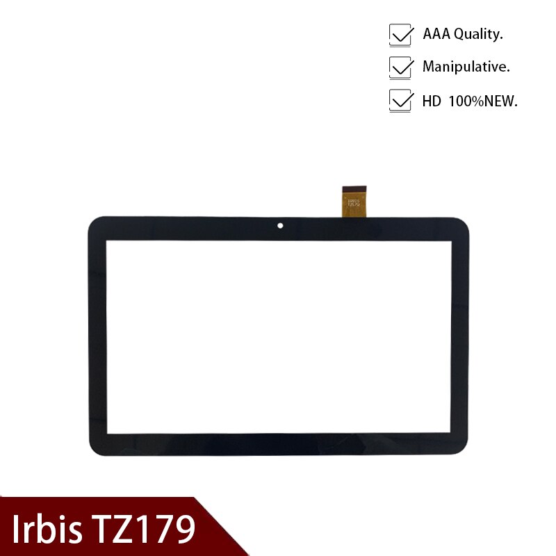 Alta qualidade 10.1 polegada de toque para irbis tz179 3g tablet touch screen painel meados digitador sensor frete grátis