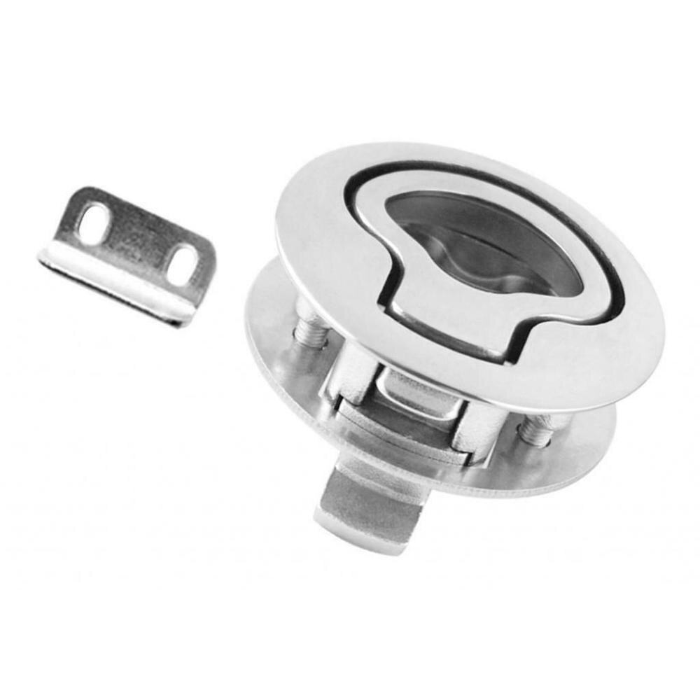 Båd 316 rustfrit stål 2 '' løftehåndtag flush pull oplåsningslås 50mm