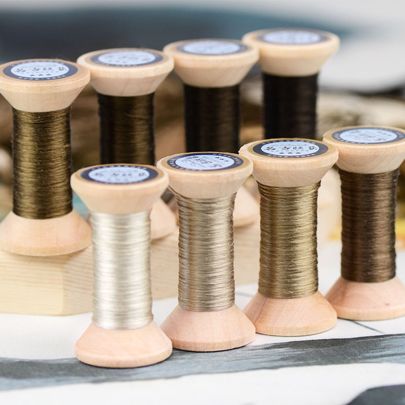 20 meters per thread / hand embroidery embroidery / silk thread / silk hand embroidery thread / blue brown: 8 colors