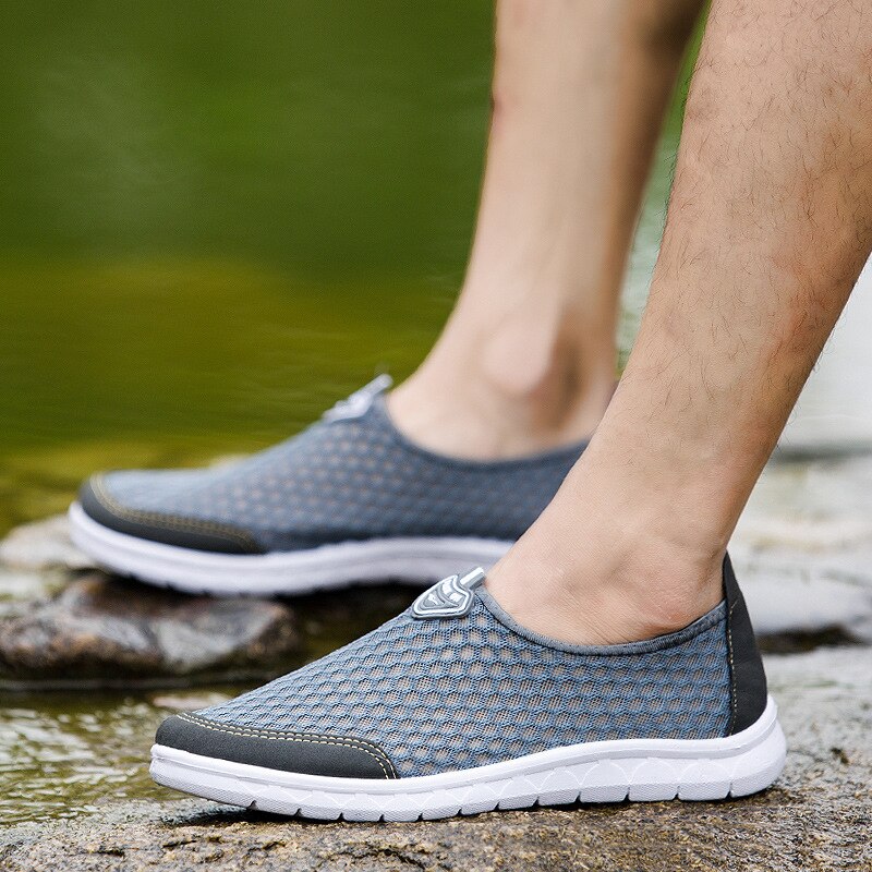 Męskie buty do wody szybkie suche buty do wody letnie oddychające sandały Outdoor antypoślizgowy buty wędkarskie na wakacje nad morzem