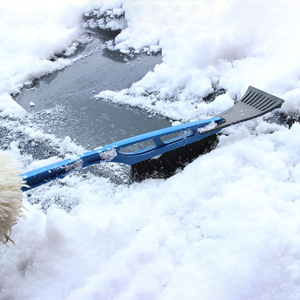 Universele Voorruit Sneeuw Borstel Intrekbare Handvat Glas Ijs Verwijderen Borstel Schop Auto Sneeuw Dust Remover