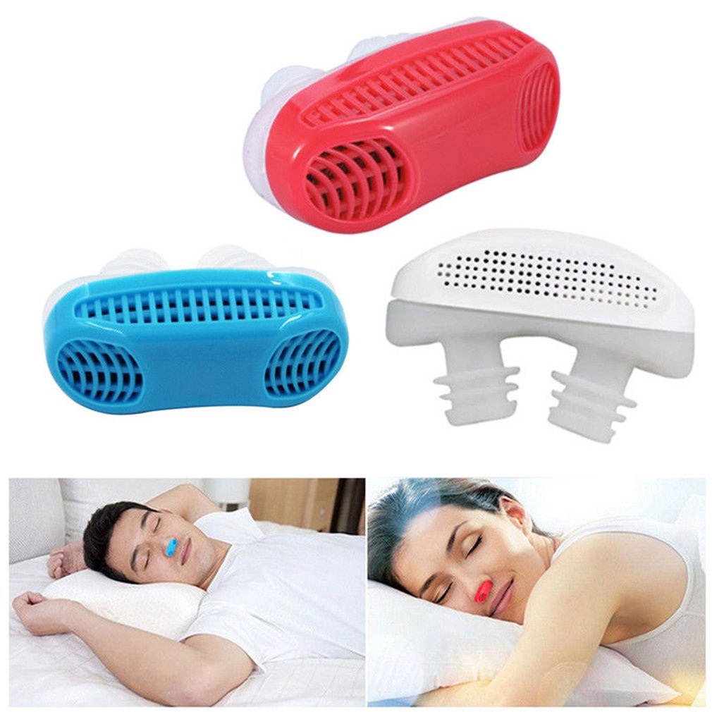 Aération Micro ronflement dispositif Anti ronflement purificateur outil pince-nez apnée arrêter ronflement aide bouchon