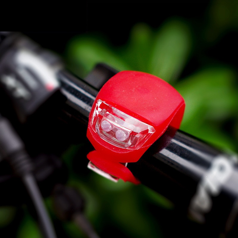 Fahrrad Silikon Fahrrad Licht Vordere Lampe Fahrrad Laterne Wasserdichte Fahrrad LED Taschenlampe Laterne Rücklicht Fahrrad Zubehör
