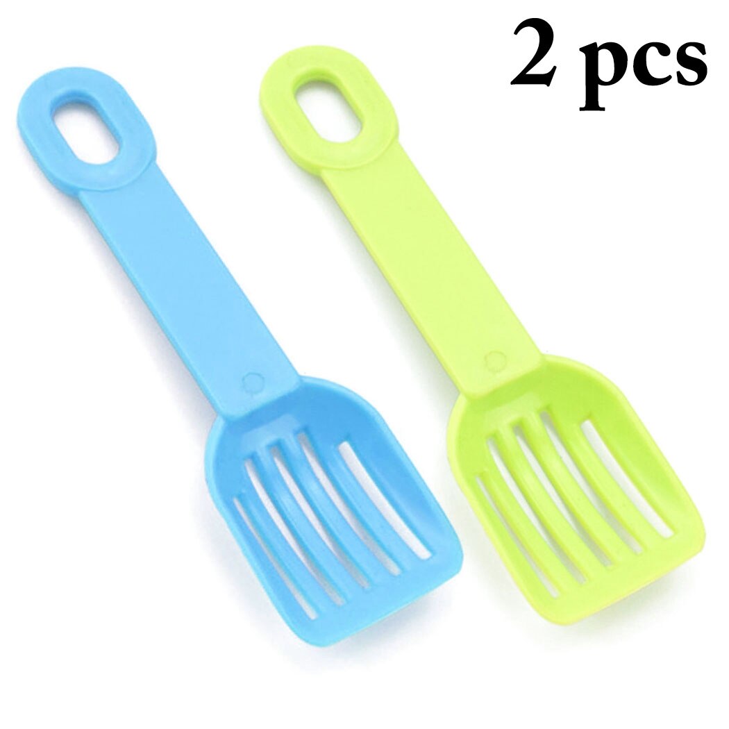 2 pezzi di lettiera per criceti notizia in anticipo di plastica creativa criceto scoop ottavino animale scoop criceto cucchiaio di sabbia prodotti per la pulizia vassoio dei rifiuti