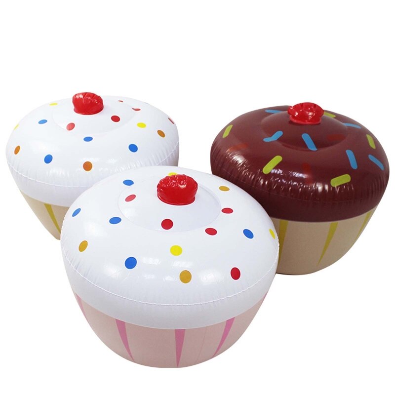 1Pc Kinderen Verjaardagsfeestje Spel Activiteiten Opblaasbare Cake Stage Performance Decoratie Props Kids Water Park Spelen Speelgoed