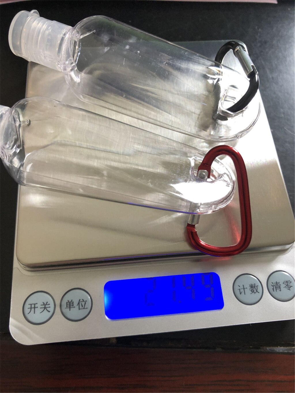 5pcs Travel Transparent Plastic Perfume My Small MIni Empty Refillable Bottle With Key Ring Hand Sanitizer Bottle #jew