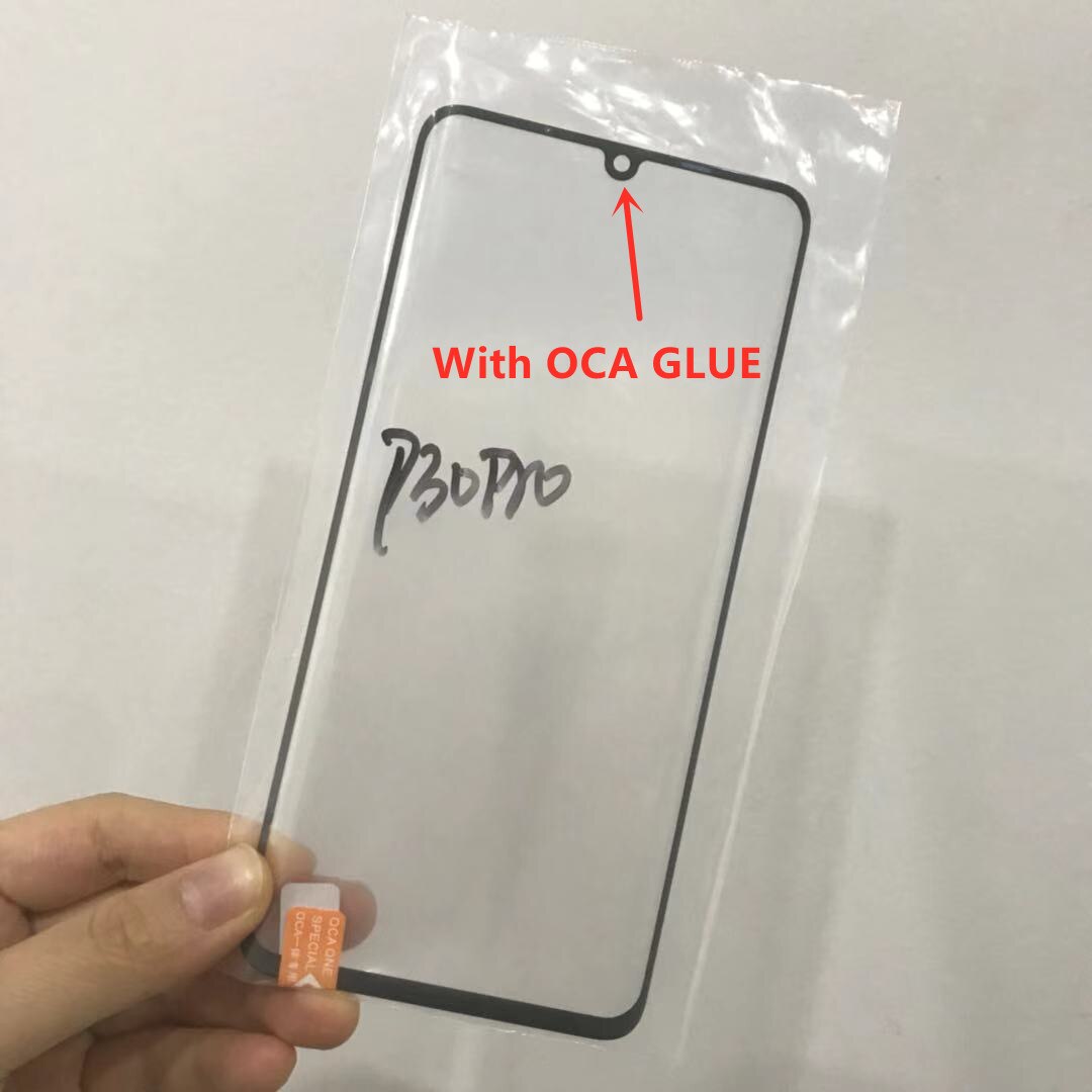 10pcs TOP QC For Samsung A41 A51 A20 A20E A30 A40 A50 A70 A90 S21 + LCD Front Touch Screen Lens Glass with OCA Glue Replacement
