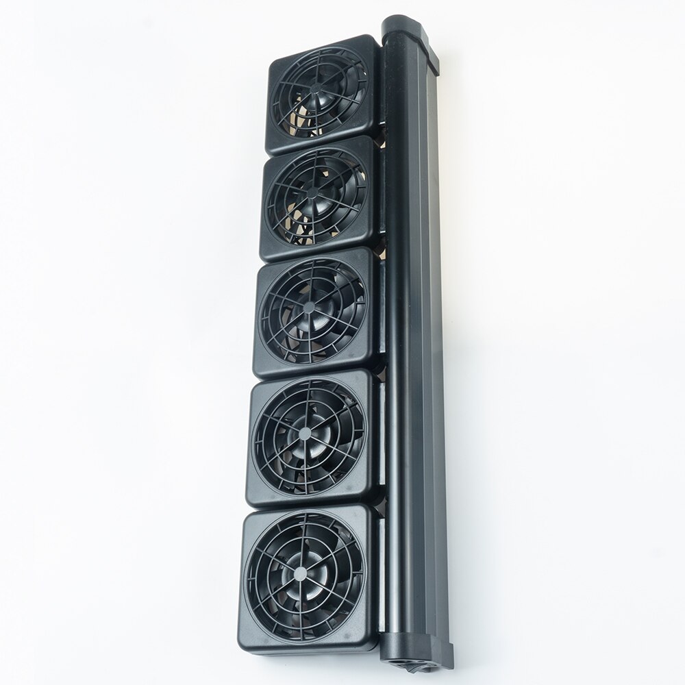 Aquarium Lüfter 100-240V Wasser Kühler für Aquarium Wasser Kühler Kühlung für Aquarium Garnelen/Gepflanzt zubehör Liefert: 5-Fan Fast Only / BS I UK Plug