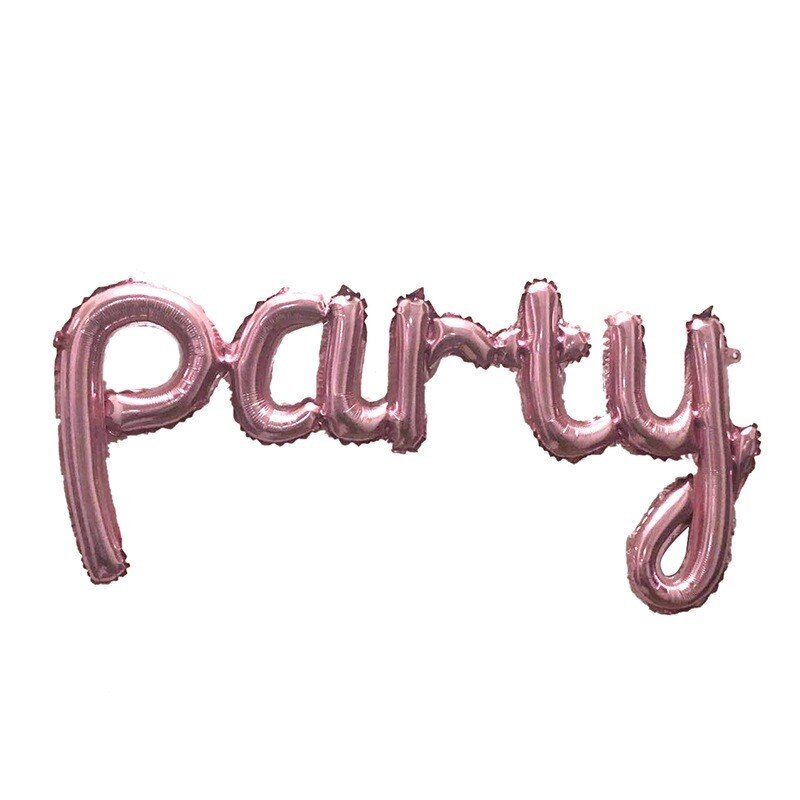 Aluminum Film Balloon Conjoined Letters Hello Party Birthday Party Decoraciones Para Fiestas Globos De Baby Shower Decorations: Party-Pink